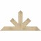Ekena Millwork Saratoga Rough Sawn Timber Gable Bracket, Douglas Fir, 60"W x 30"H x 6"D x 6"F, 12/12 Pitch GBW060X30X0606SAR00RDF - alternate 1